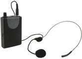 QTX Neckband Mic + Beltpack for QRPA & QXPA 863.80Mhz
